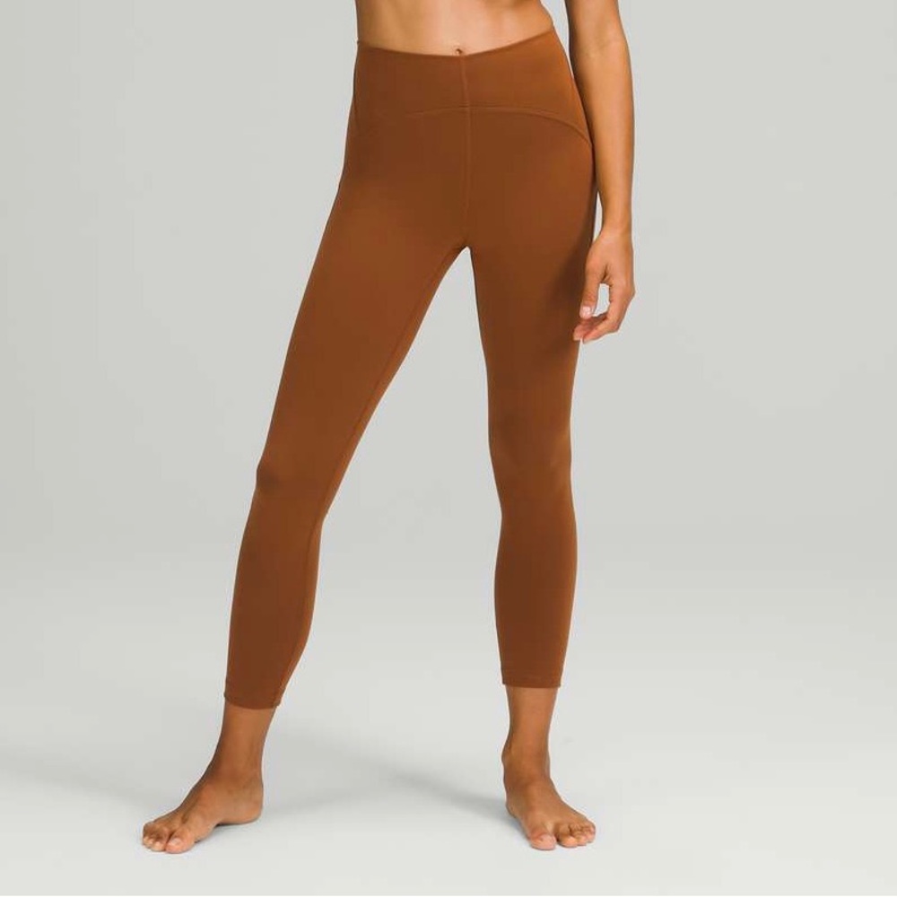 lululemon InStill High-Rise Tight 25” in Copper Brown